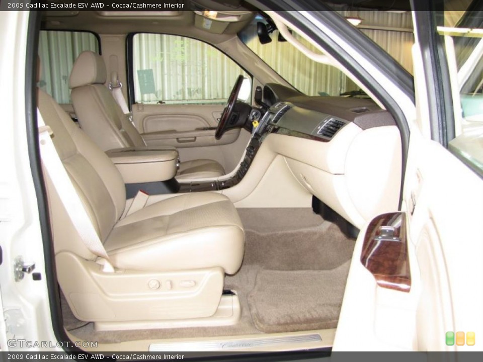 Cocoa/Cashmere Interior Photo for the 2009 Cadillac Escalade ESV AWD #47236319