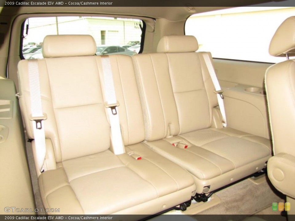 Cocoa/Cashmere Interior Photo for the 2009 Cadillac Escalade ESV AWD #47236343