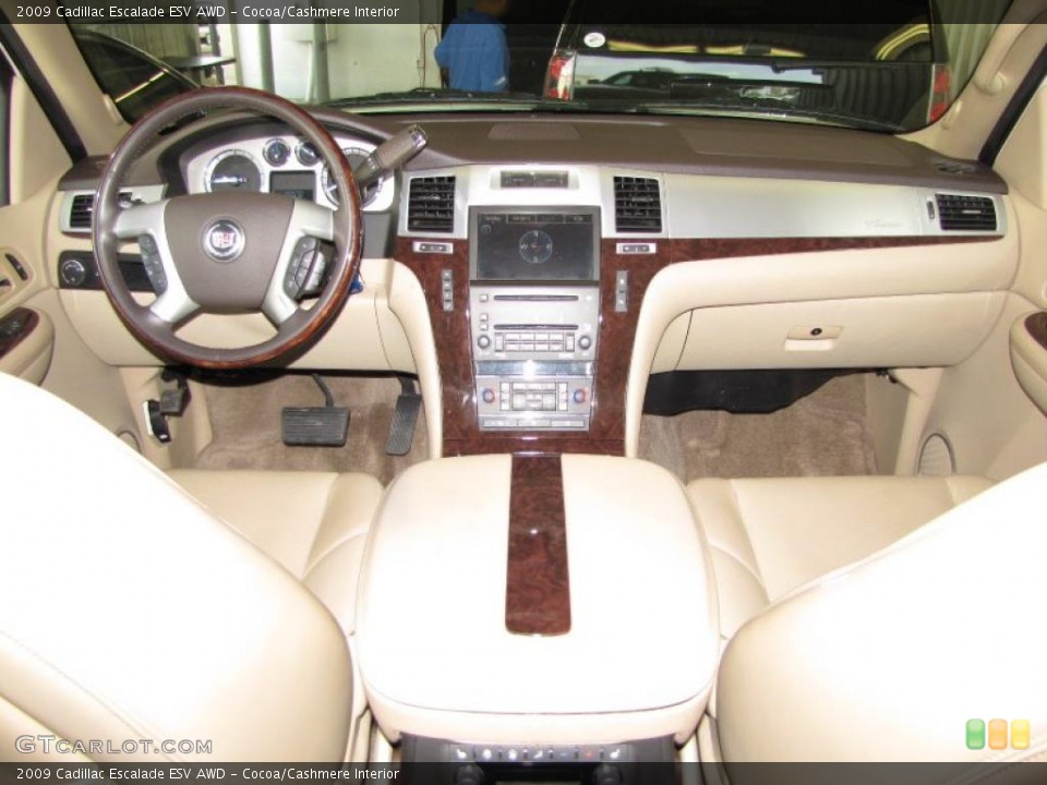 Cocoa/Cashmere Interior Dashboard for the 2009 Cadillac Escalade ESV AWD #47236367