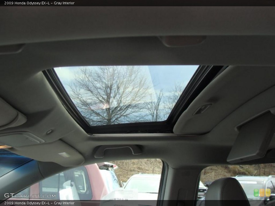 Gray Interior Sunroof for the 2009 Honda Odyssey EX-L #47236832