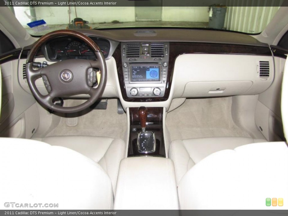 Light Linen/Cocoa Accents Interior Dashboard for the 2011 Cadillac DTS Premium #47236877