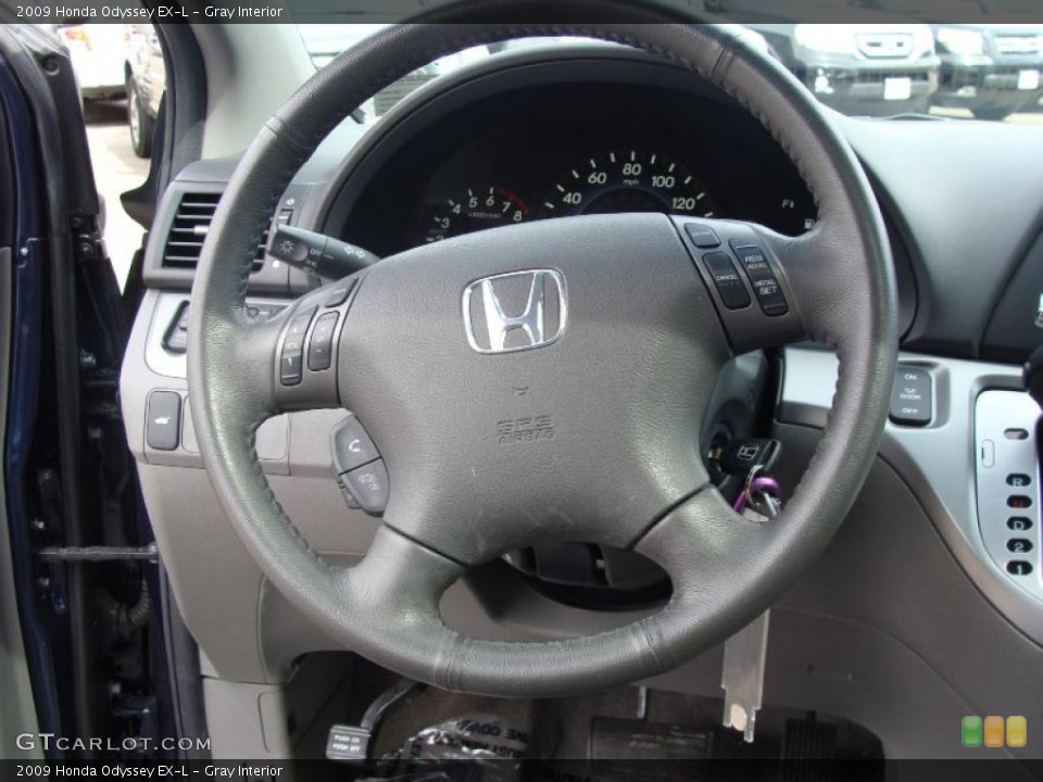 Gray Interior Steering Wheel for the 2009 Honda Odyssey EX-L #47236941