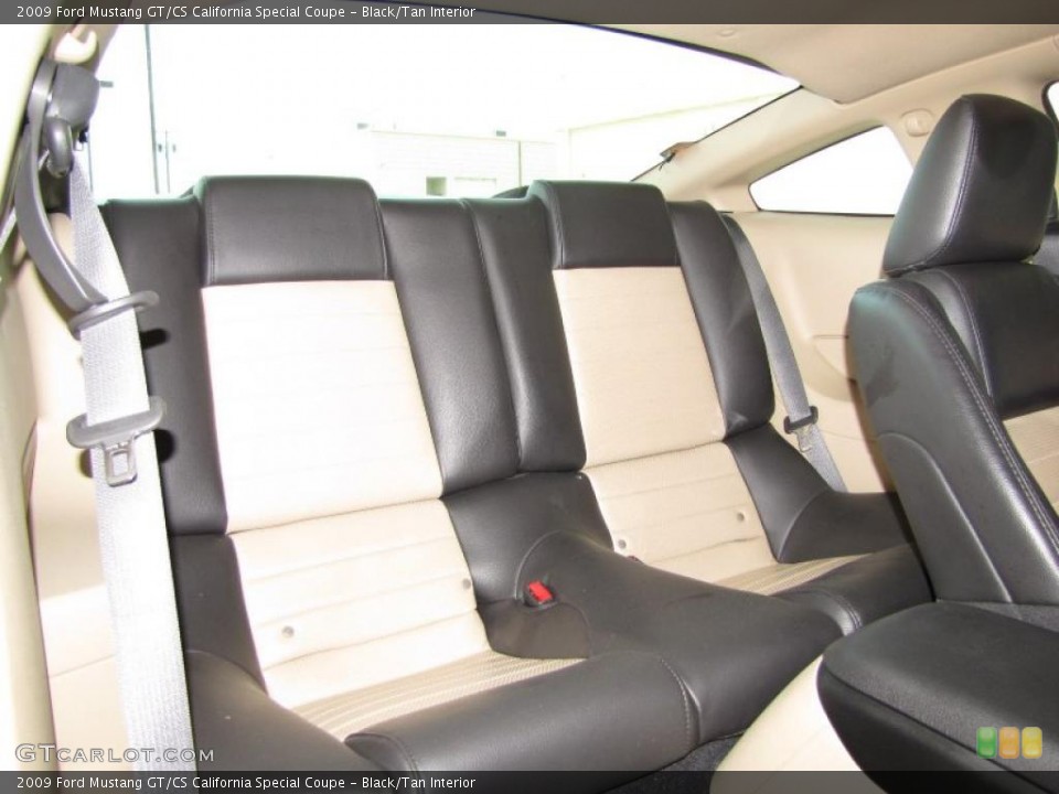 Black/Tan Interior Photo for the 2009 Ford Mustang GT/CS California Special Coupe #47237276