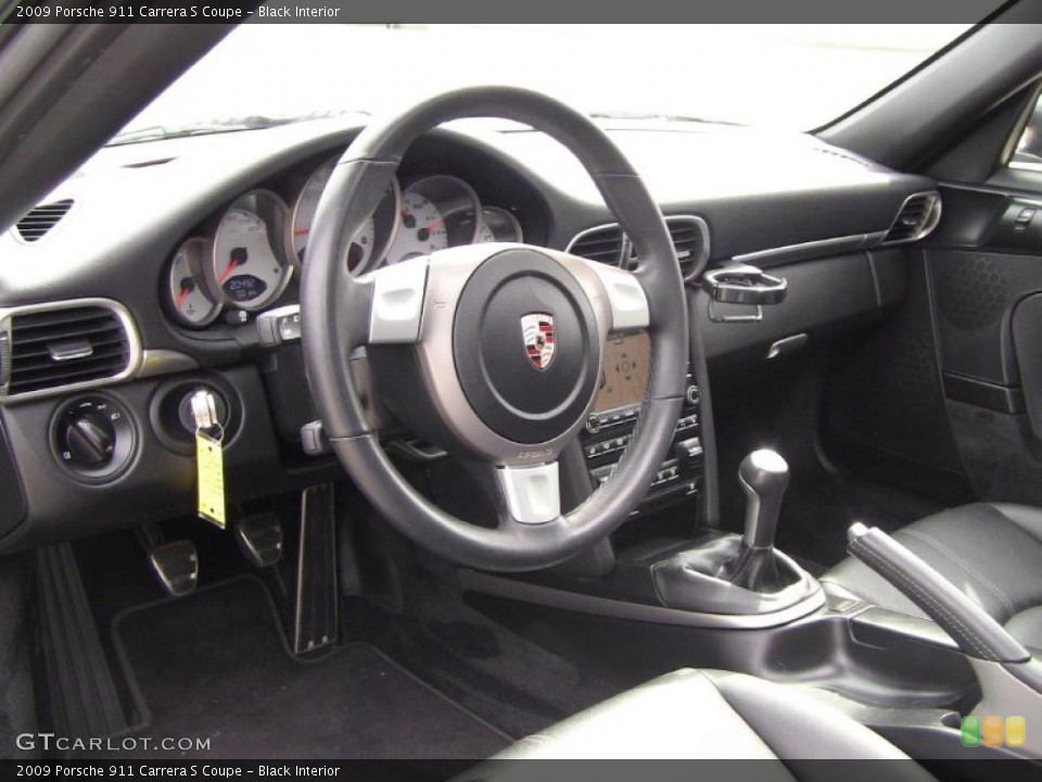 Black Interior Photo for the 2009 Porsche 911 Carrera S Coupe #47239619
