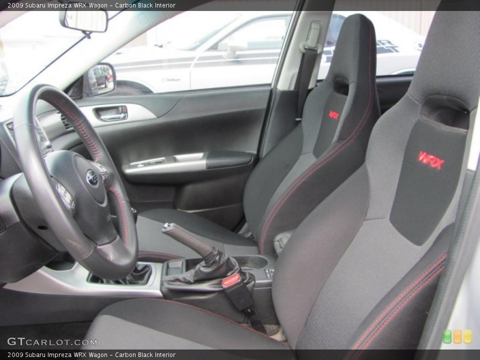 Carbon Black Interior Photo for the 2009 Subaru Impreza WRX Wagon #47239664
