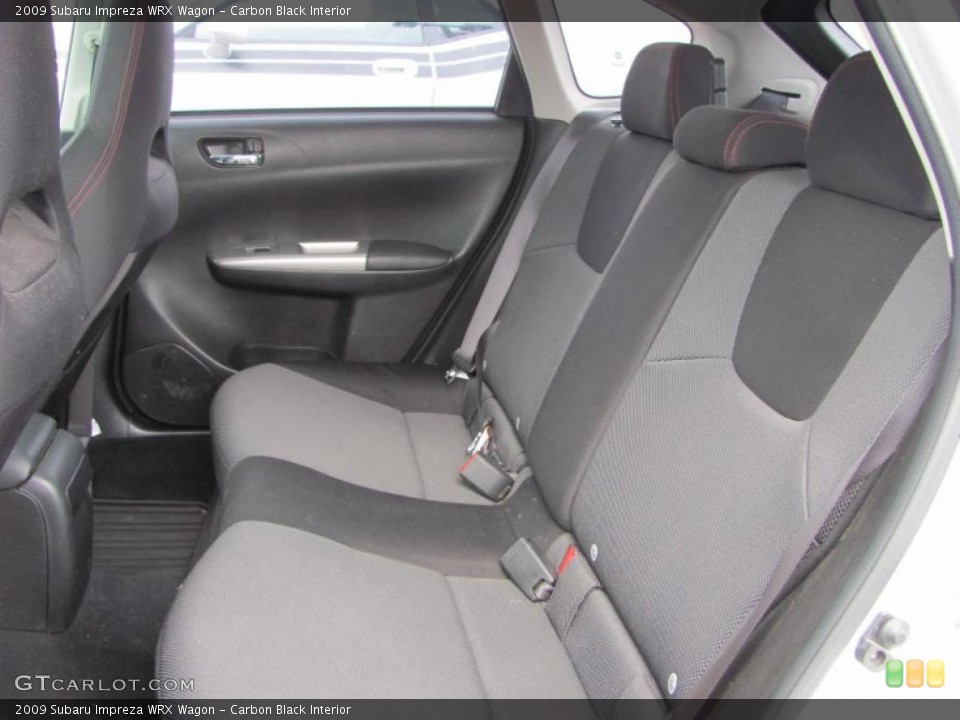 Carbon Black Interior Photo for the 2009 Subaru Impreza WRX Wagon #47239670
