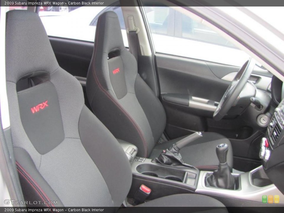 Carbon Black Interior Photo for the 2009 Subaru Impreza WRX Wagon #47239688