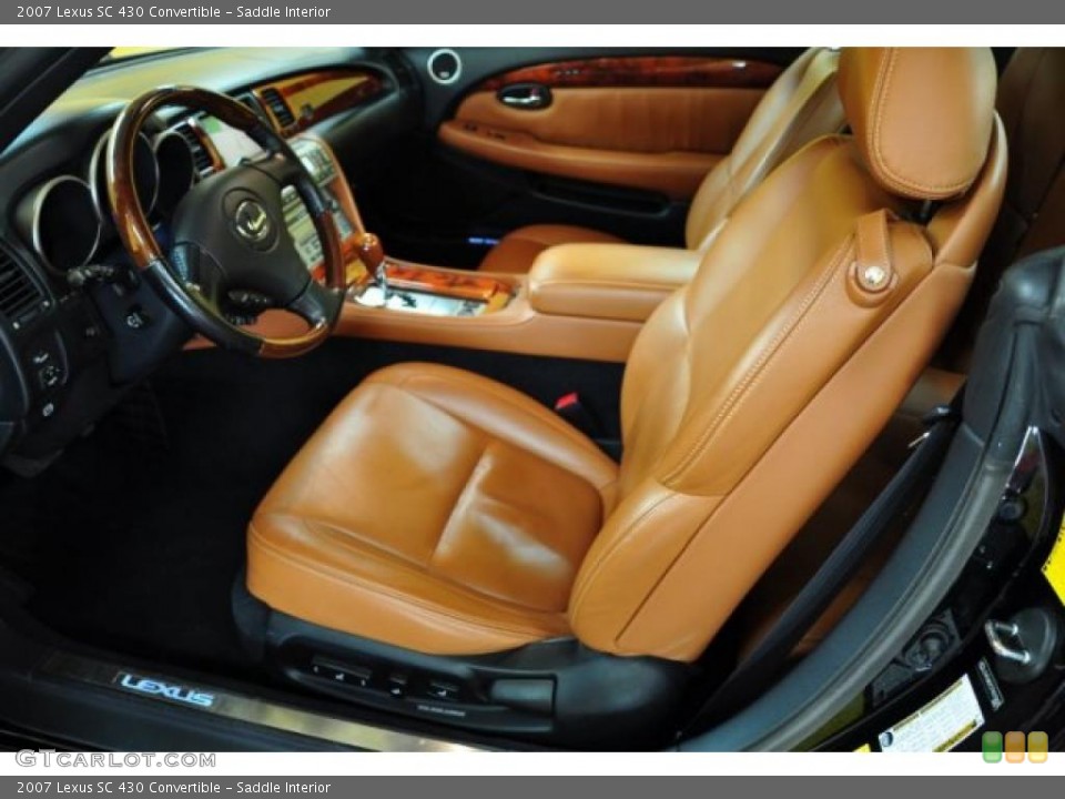 Saddle Interior Photo for the 2007 Lexus SC 430 Convertible #47240897