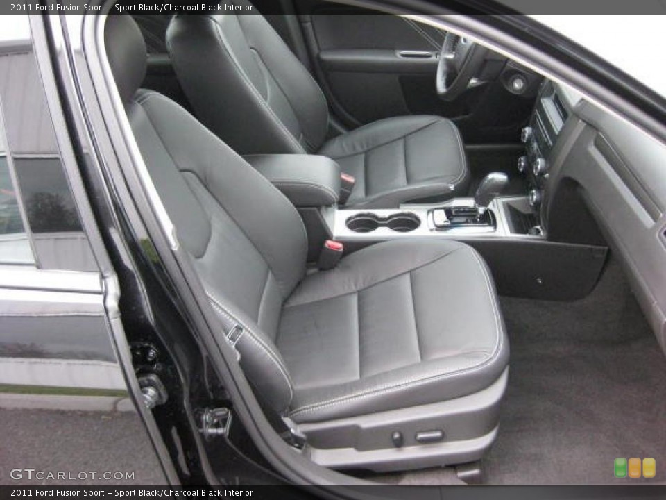 Sport Black/Charcoal Black Interior Photo for the 2011 Ford Fusion Sport #47241002