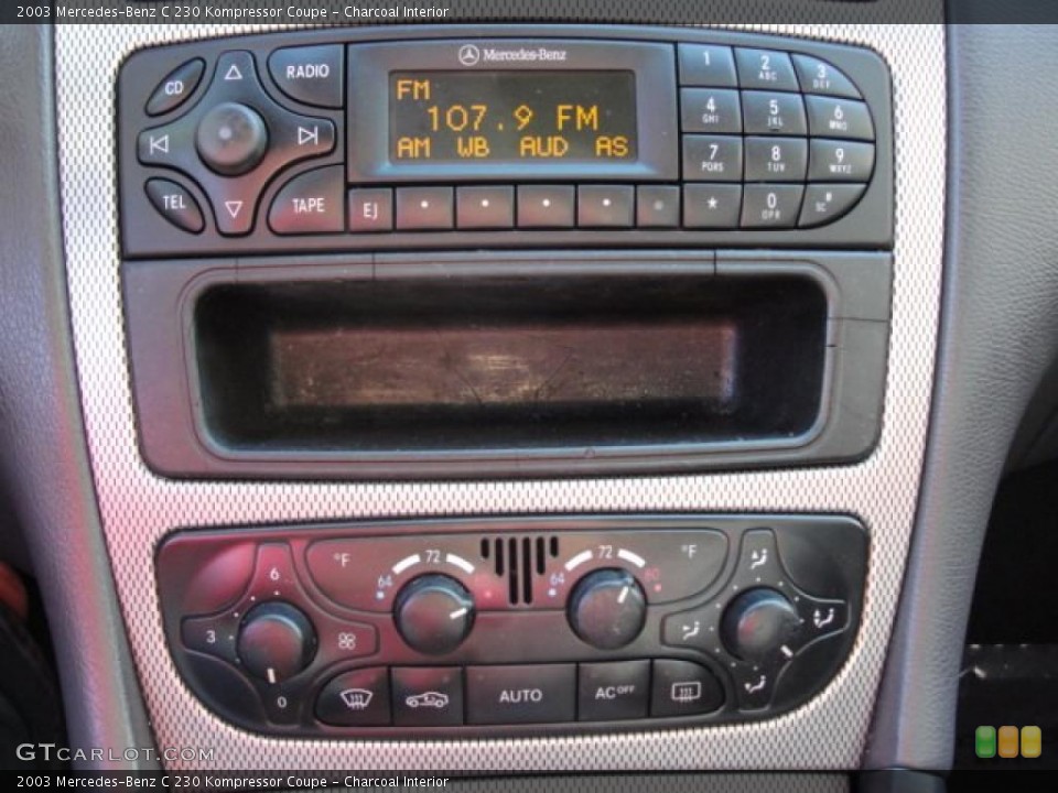 Charcoal Interior Controls for the 2003 Mercedes-Benz C 230 Kompressor Coupe #47241083