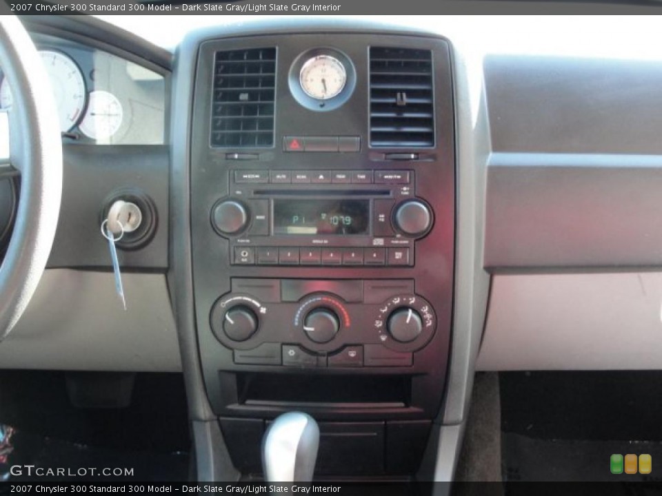 Dark Slate Gray/Light Slate Gray Interior Controls for the 2007 Chrysler 300  #47241281