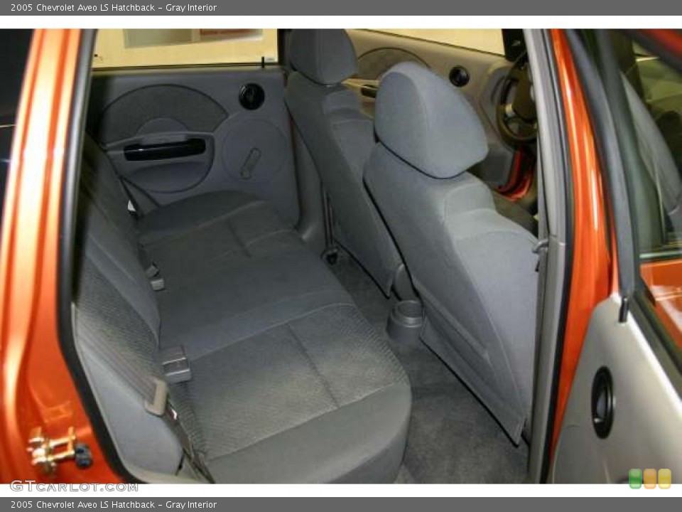 Gray Interior Photo for the 2005 Chevrolet Aveo LS Hatchback #47242796