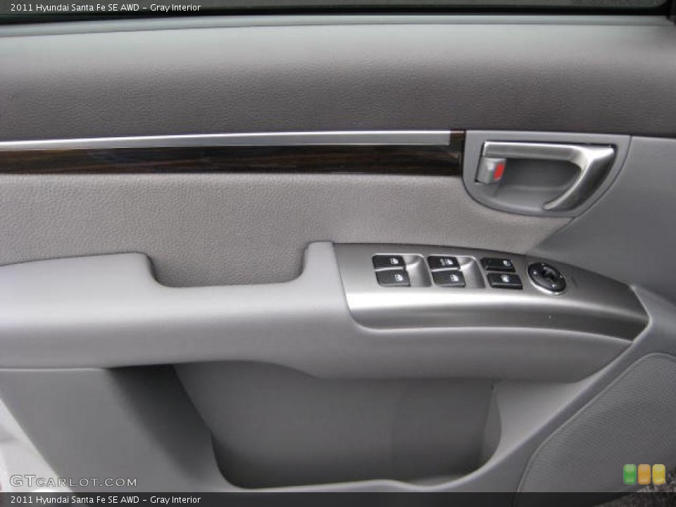Gray Interior Door Panel for the 2011 Hyundai Santa Fe SE AWD #47242994