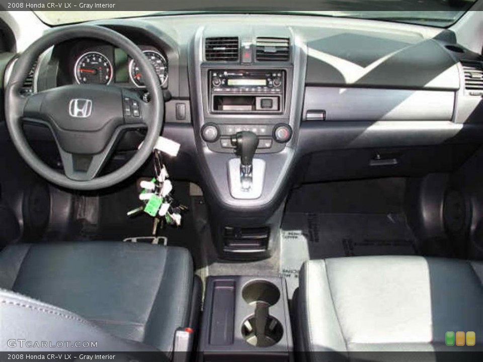 Gray Interior Dashboard for the 2008 Honda CR-V LX #47244215