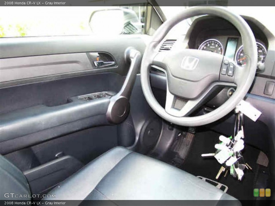 Gray Interior Steering Wheel for the 2008 Honda CR-V LX #47244230