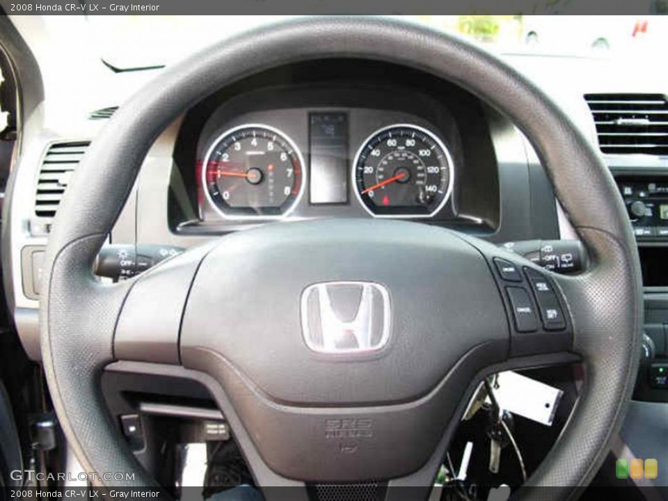 Gray Interior Steering Wheel for the 2008 Honda CR-V LX #47244314