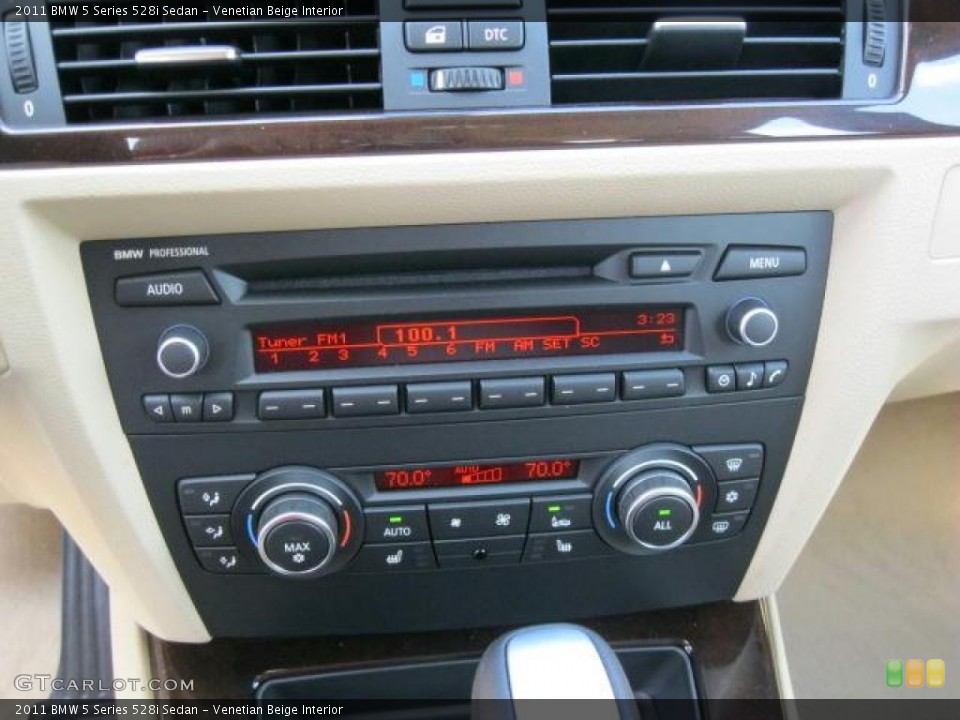 Venetian Beige Interior Controls for the 2011 BMW 5 Series 528i Sedan #47244392