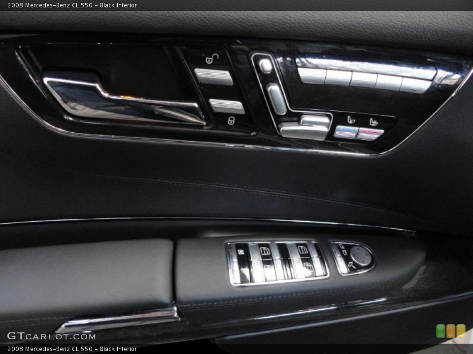 Black Interior Controls for the 2008 Mercedes-Benz CL 550 #47244668