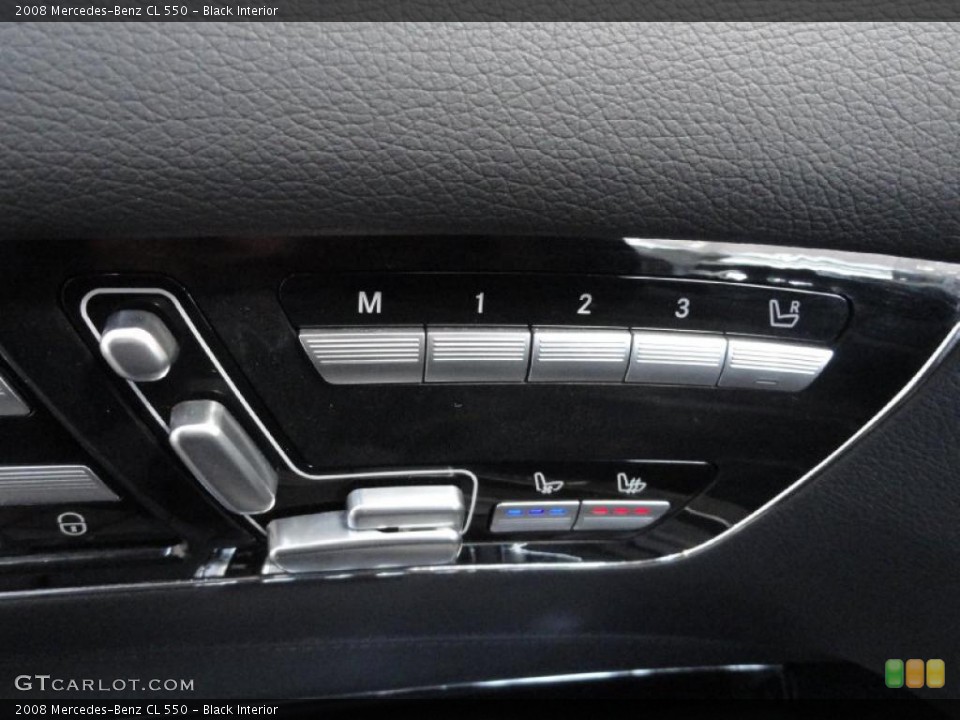 Black Interior Controls for the 2008 Mercedes-Benz CL 550 #47244680