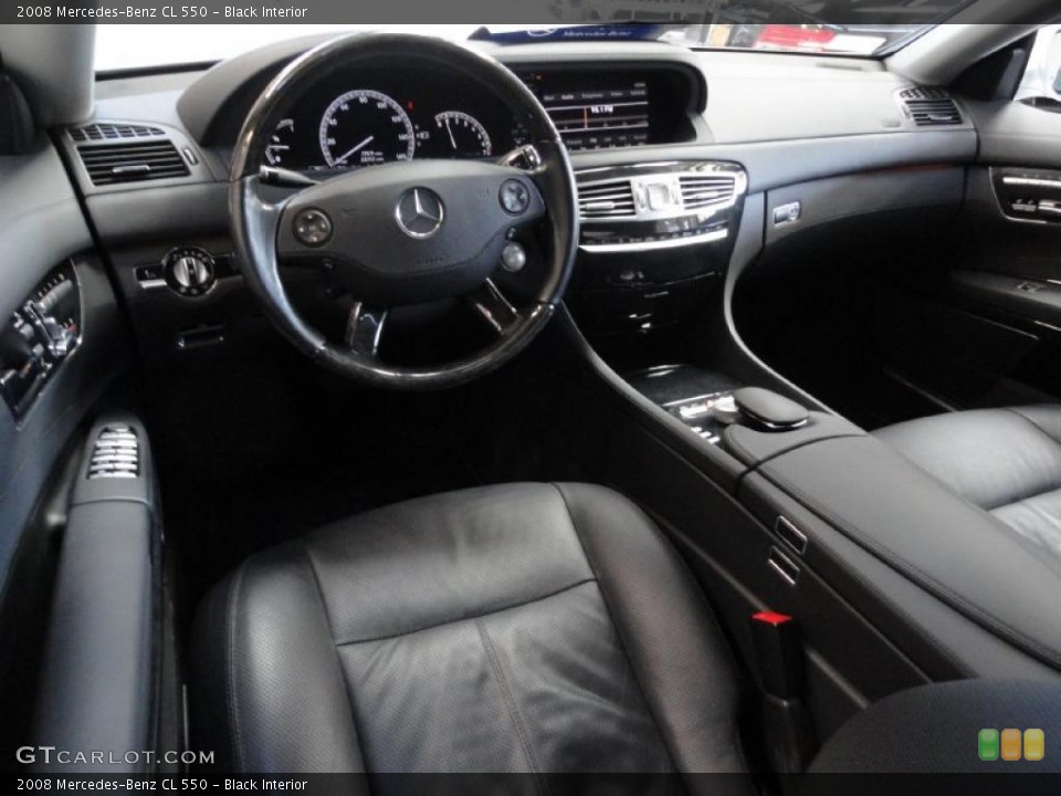 Black Interior Prime Interior for the 2008 Mercedes-Benz CL 550 #47244716