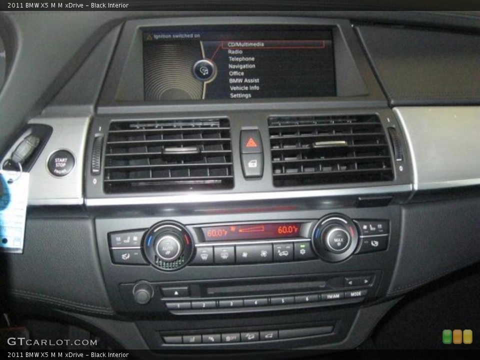 Black Interior Controls for the 2011 BMW X5 M M xDrive #47244731