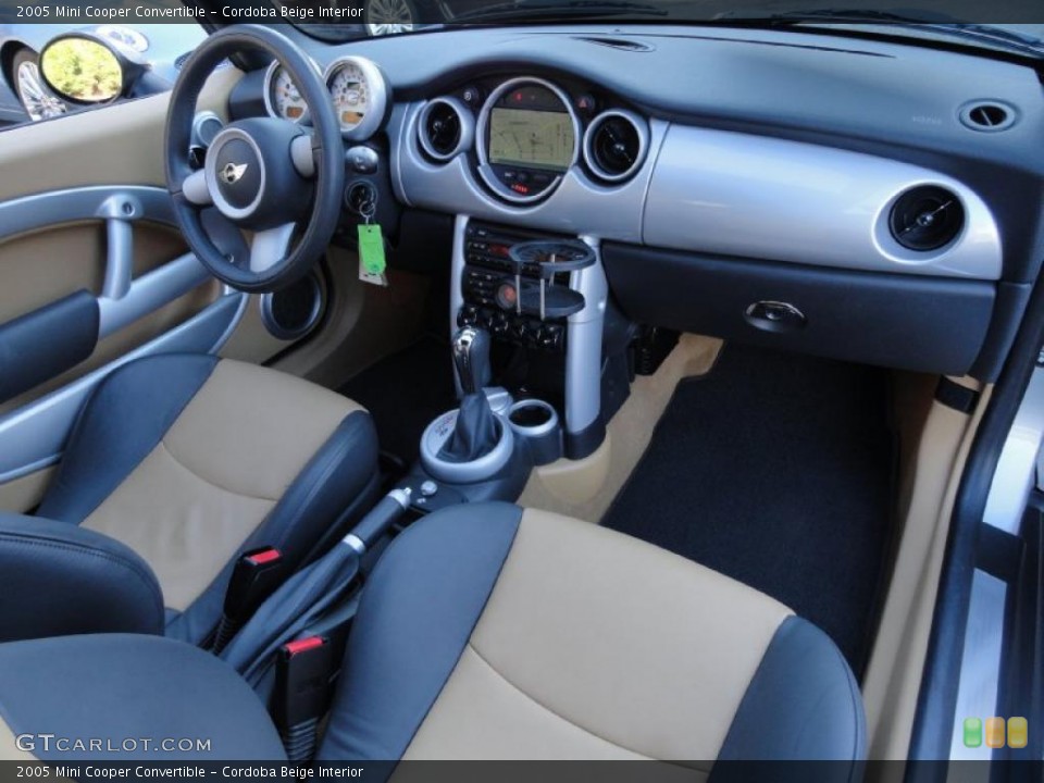 Cordoba Beige Interior Dashboard for the 2005 Mini Cooper Convertible #47244956