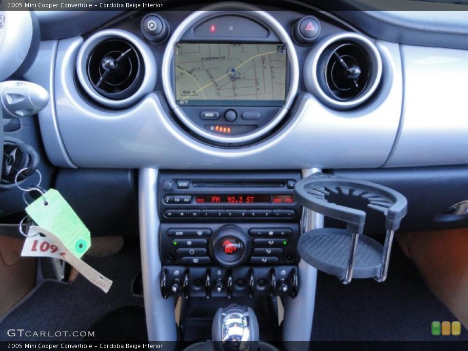 Cordoba Beige Interior Controls for the 2005 Mini Cooper Convertible #47244980