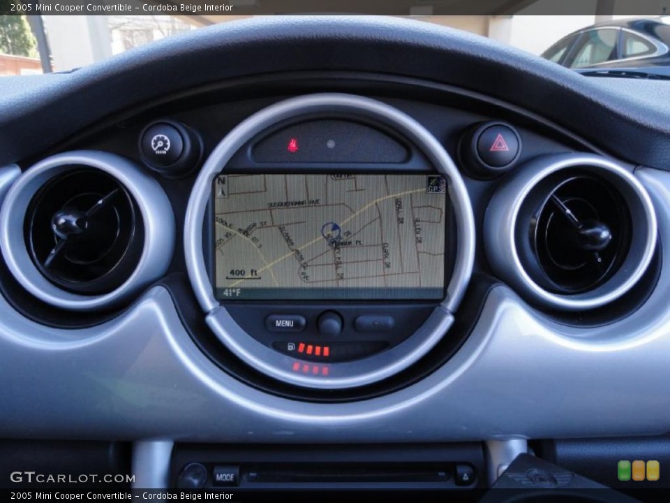 Cordoba Beige Interior Navigation for the 2005 Mini Cooper Convertible #47244992