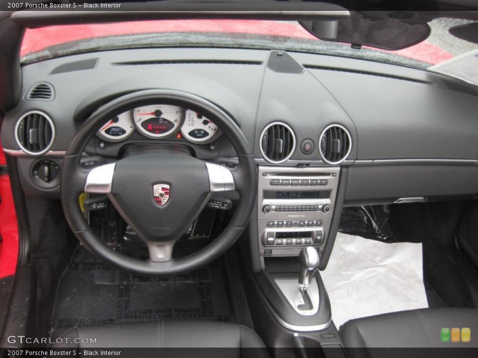 Black Interior Dashboard for the 2007 Porsche Boxster S #47245850