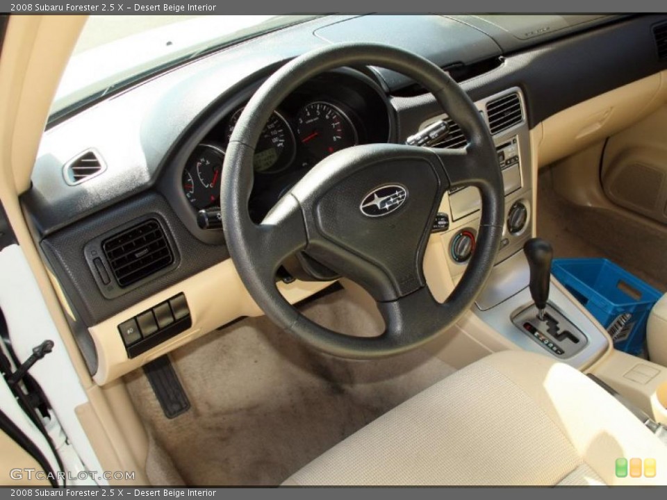 Desert Beige Interior Steering Wheel for the 2008 Subaru Forester 2.5 X #47247092