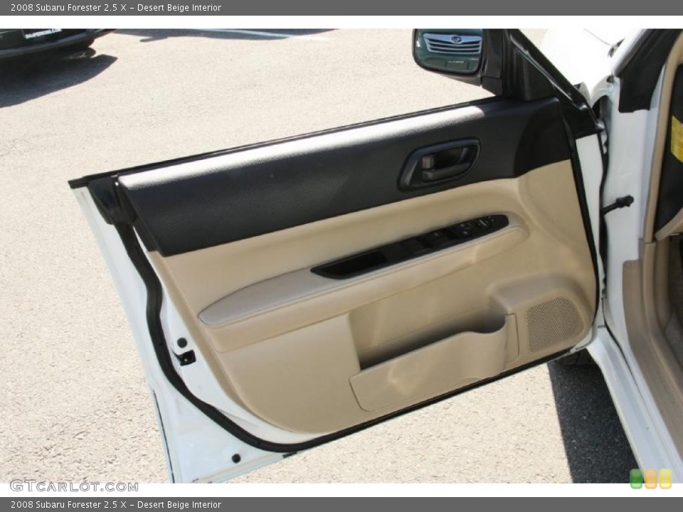 Desert Beige Interior Door Panel for the 2008 Subaru Forester 2.5 X #47247188