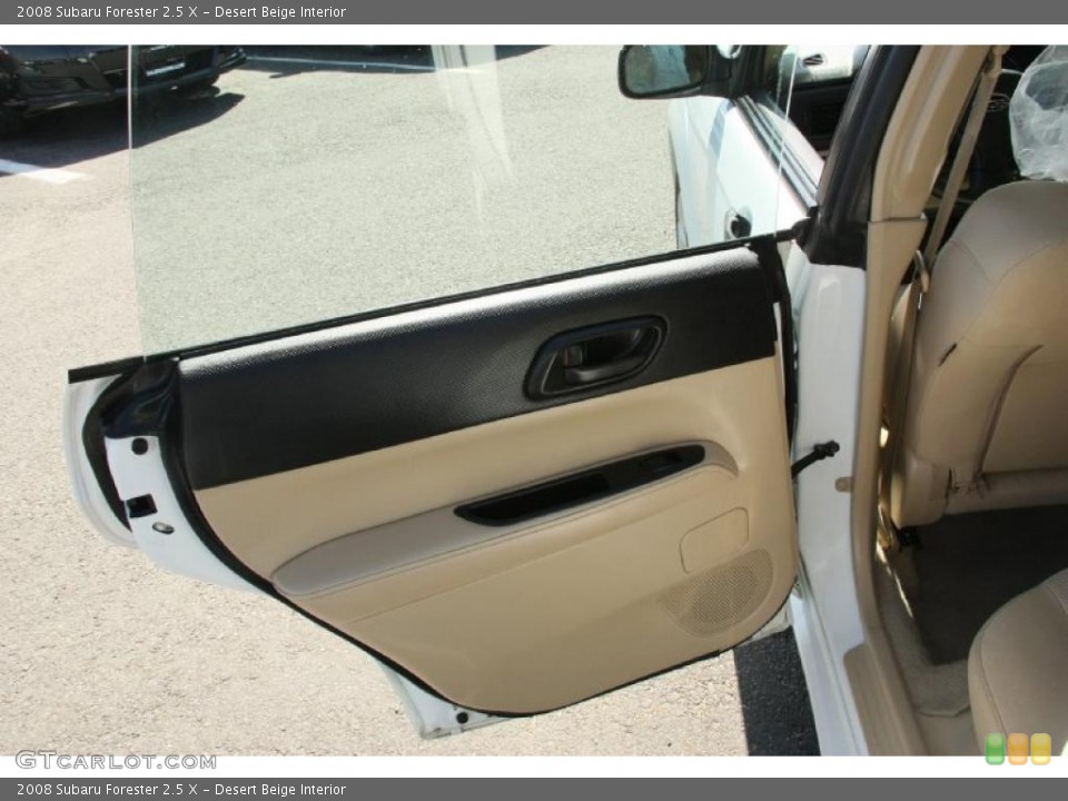 Desert Beige Interior Door Panel for the 2008 Subaru Forester 2.5 X #47247206