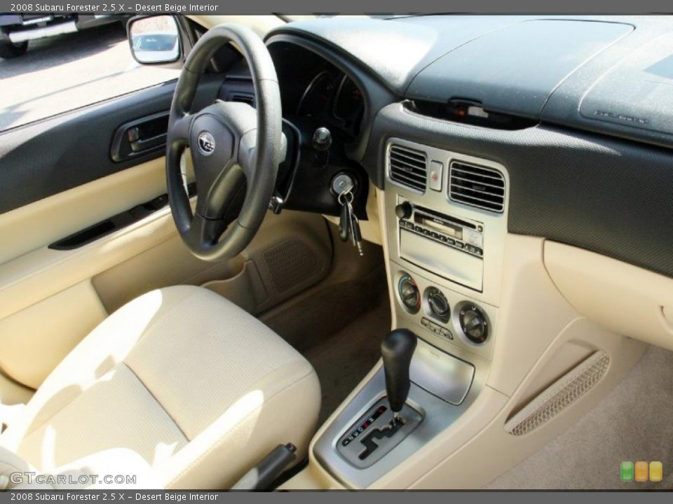 Desert Beige Interior Dashboard for the 2008 Subaru Forester 2.5 X #47247251