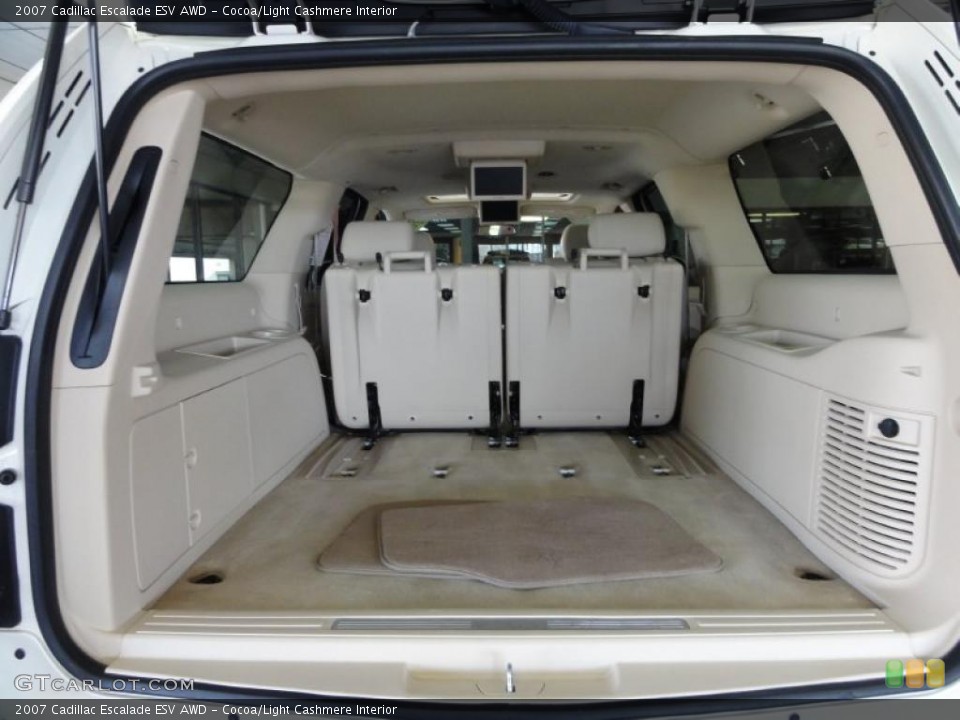 Cocoa/Light Cashmere Interior Trunk for the 2007 Cadillac Escalade ESV AWD #47247599