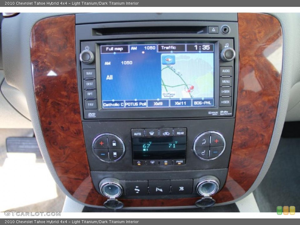 Light Titanium/Dark Titanium Interior Navigation for the 2010 Chevrolet Tahoe Hybrid 4x4 #47247701