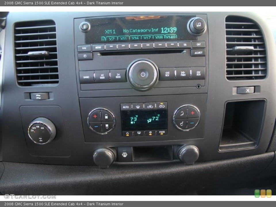 Dark Titanium Interior Controls for the 2008 GMC Sierra 1500 SLE Extended Cab 4x4 #47247860