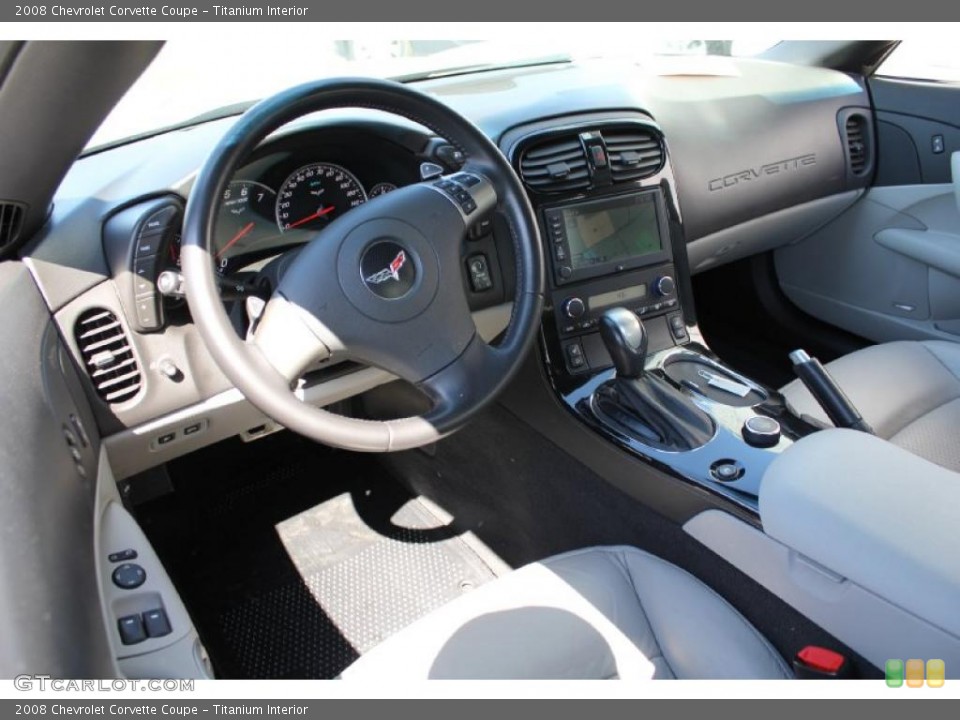 Titanium Interior Steering Wheel for the 2008 Chevrolet Corvette Coupe #47247977