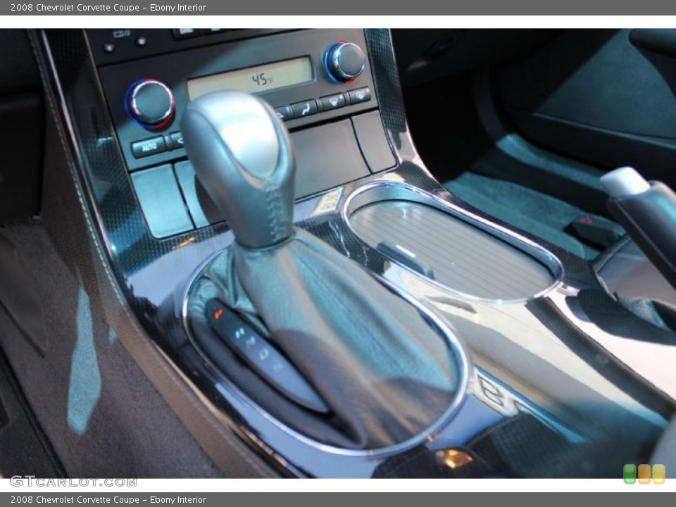Ebony Interior Transmission for the 2008 Chevrolet Corvette Coupe #47248166