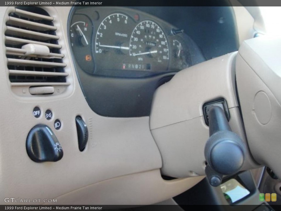 Medium Prairie Tan Interior Controls for the 1999 Ford Explorer Limited #47248406