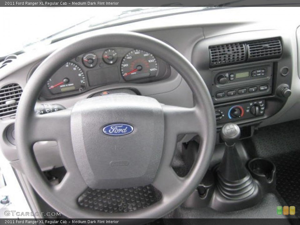 Medium Dark Flint Interior Dashboard for the 2011 Ford Ranger XL Regular Cab #47248592