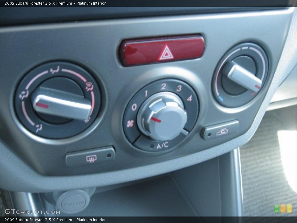 Platinum Interior Controls for the 2009 Subaru Forester 2.5 X Premium #47249312