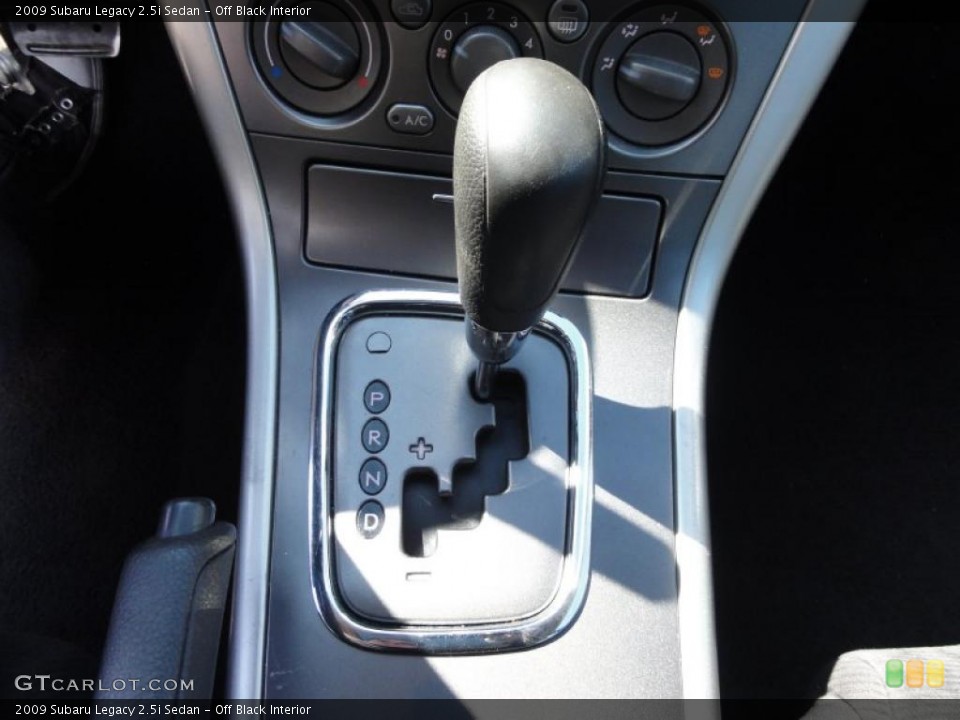 Off Black Interior Transmission for the 2009 Subaru Legacy 2.5i Sedan #47249669