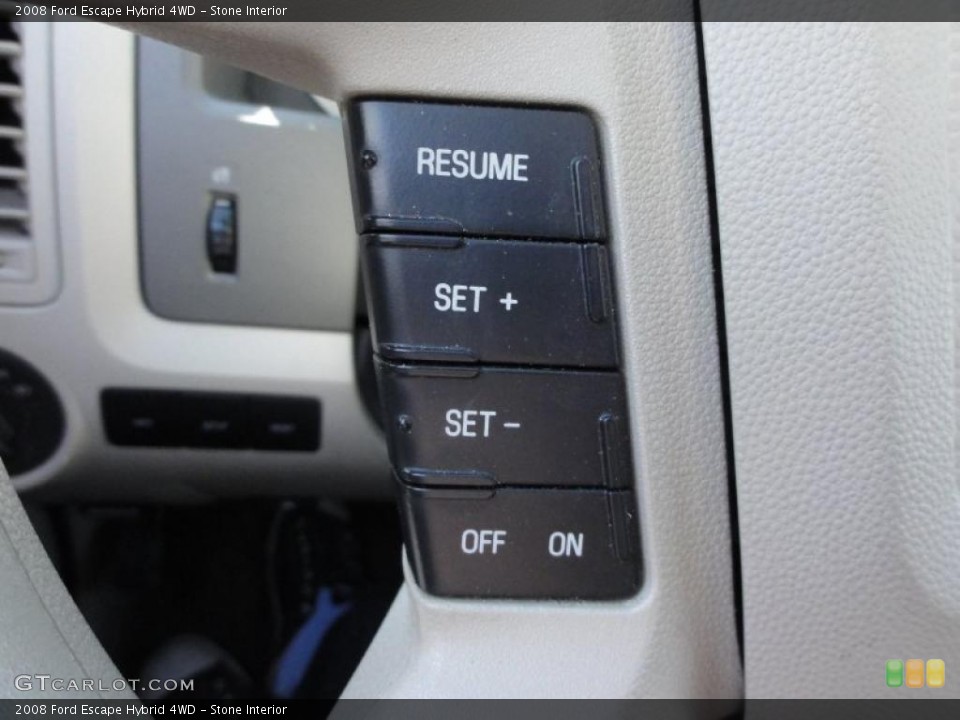 Stone Interior Controls for the 2008 Ford Escape Hybrid 4WD #47249816