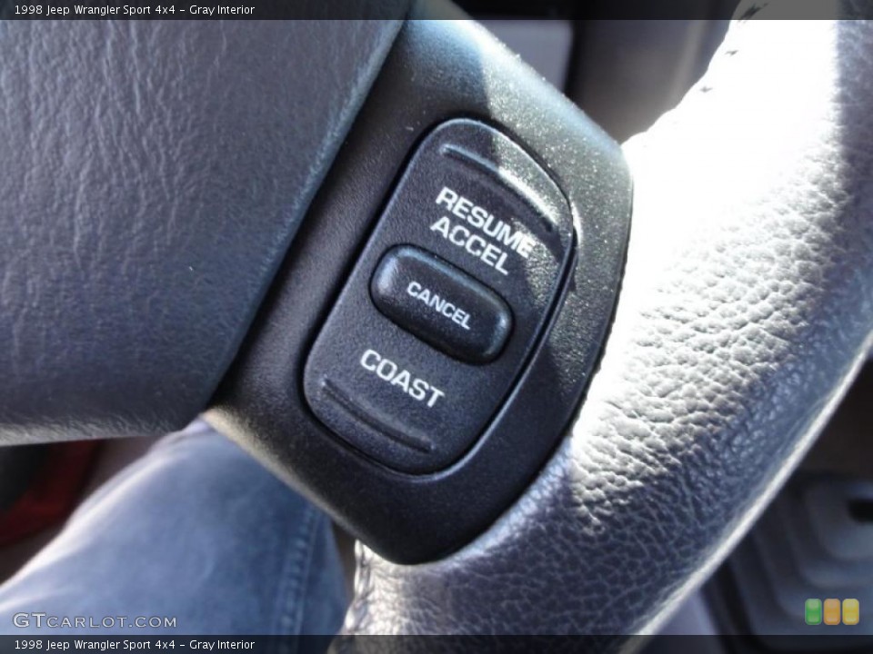Gray Interior Controls for the 1998 Jeep Wrangler Sport 4x4 #47249948