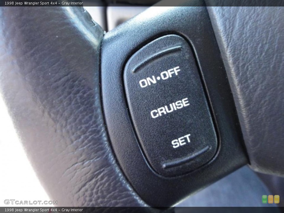 Gray Interior Controls for the 1998 Jeep Wrangler Sport 4x4 #47249951
