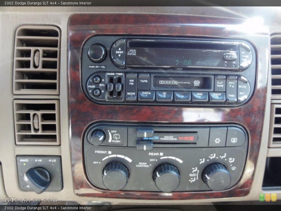 Sandstone Interior Controls for the 2002 Dodge Durango SLT 4x4 #47250080