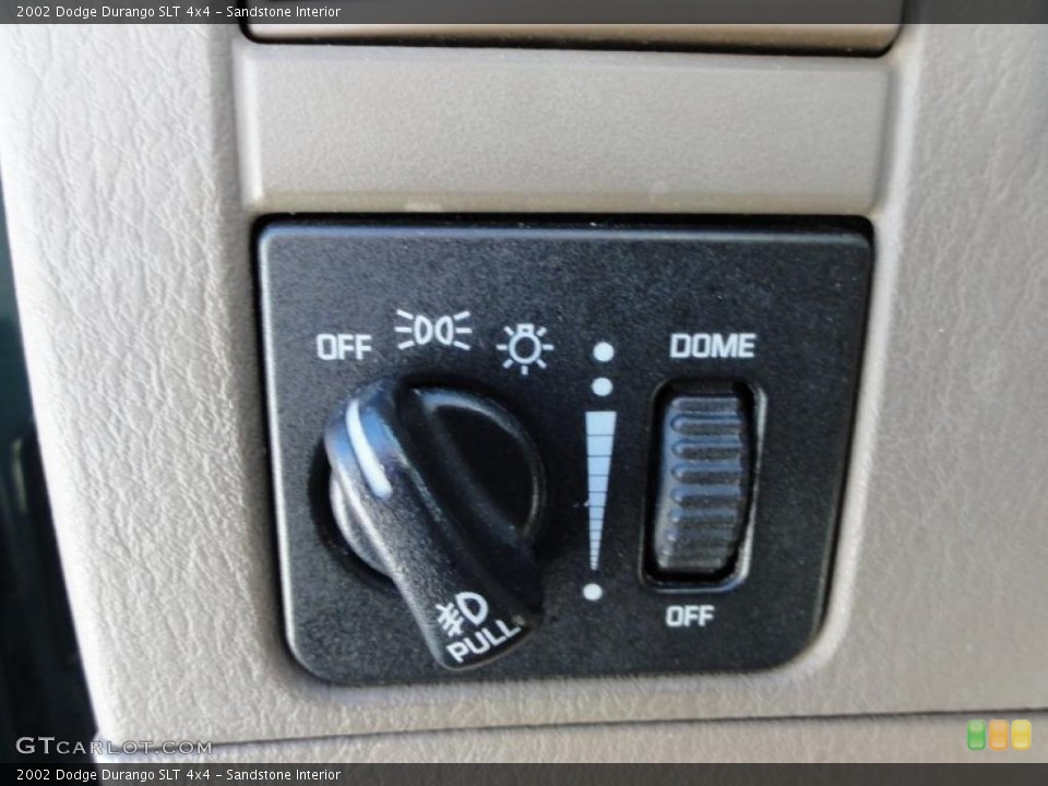 Sandstone Interior Controls for the 2002 Dodge Durango SLT 4x4 #47250101