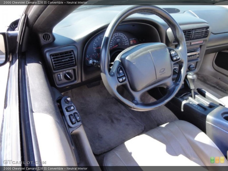 Neutral Interior Steering Wheel for the 2000 Chevrolet Camaro Z28 SS Convertible #47250608