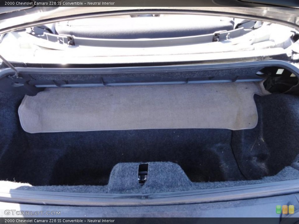 Neutral Interior Trunk for the 2000 Chevrolet Camaro Z28 SS Convertible #47250641