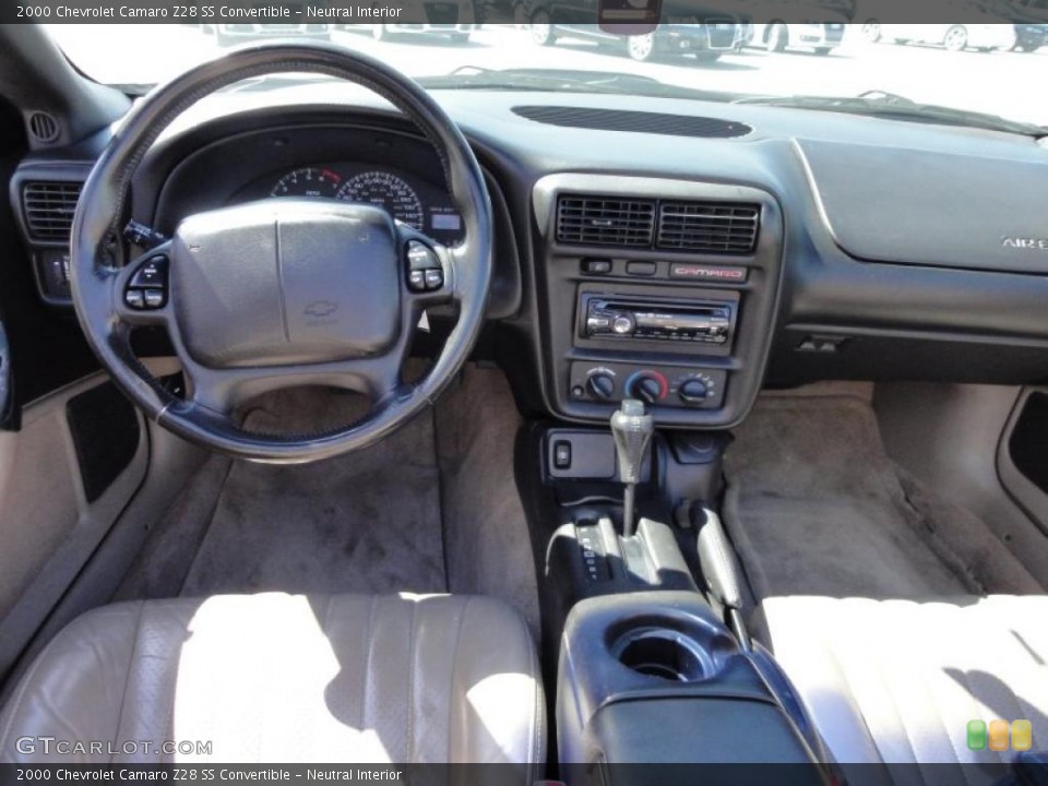 Neutral Interior Dashboard for the 2000 Chevrolet Camaro Z28 SS Convertible #47250674